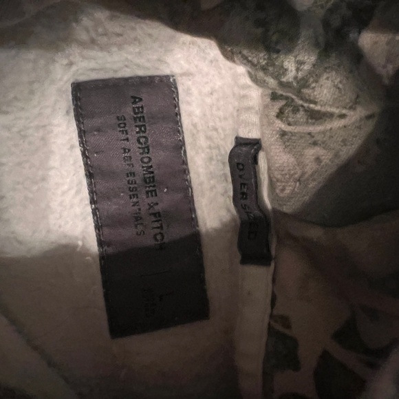 Abercrombie & Fitch Black and Cream Jacket - Picture 2 of 2